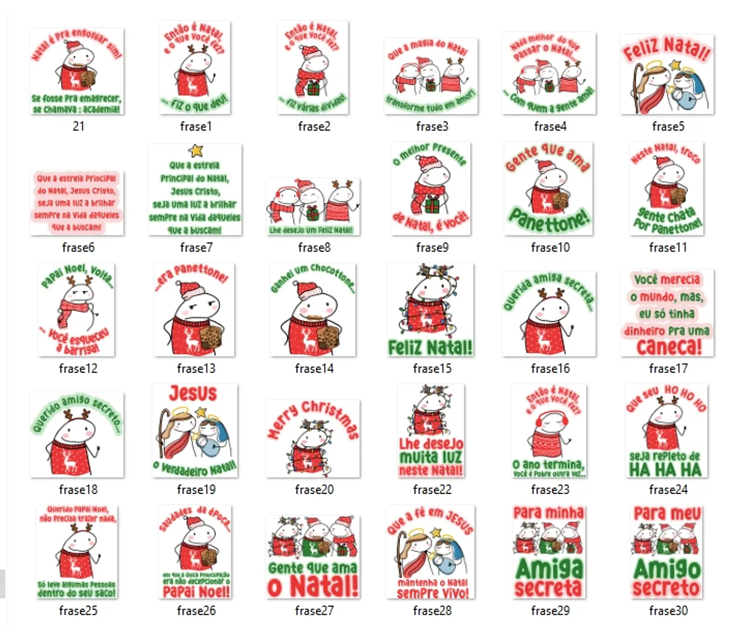 Kit Digital Flork Natal + 15 Artes Caneca Arquivos Sublimação Png 1