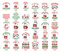 Kit Digital Flork Natal + 15 Artes Caneca Arquivos Sublimação Png - thumbnail 1