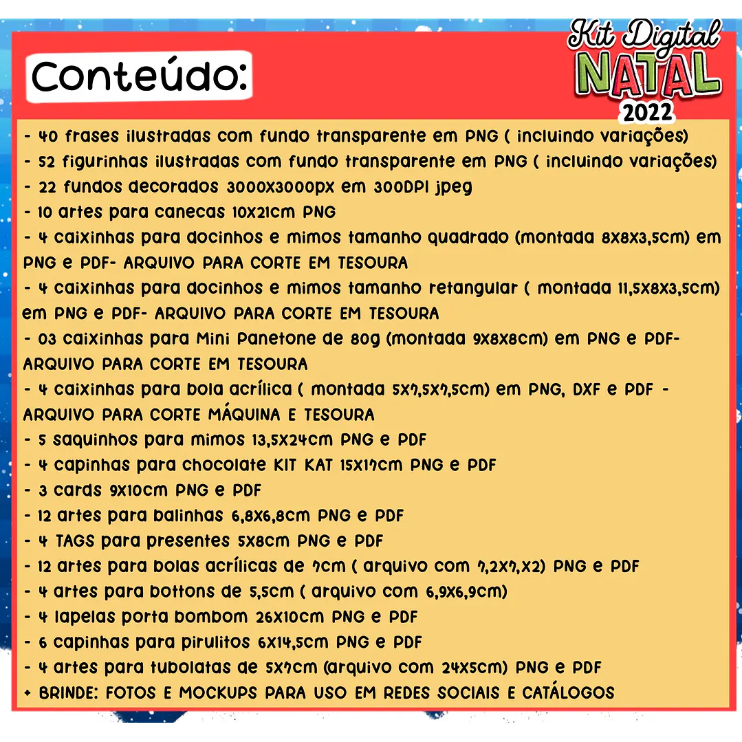 Kit Digital Natal Papei Noel Arquivos Sem Fundo Png 6