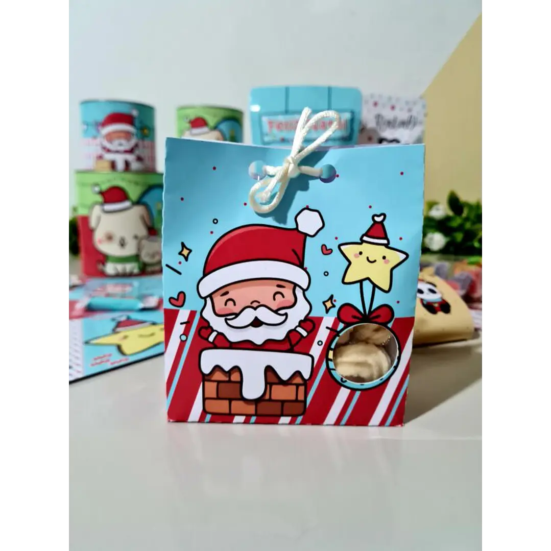 Kit Digital Natal Natalino Papai Noel Arquivos Sem Fundo Png 3