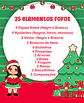 Kit Digital Natal Verde e Vermelho Papai Noel Arquivos Sem Fundo Png - thumbnail 3