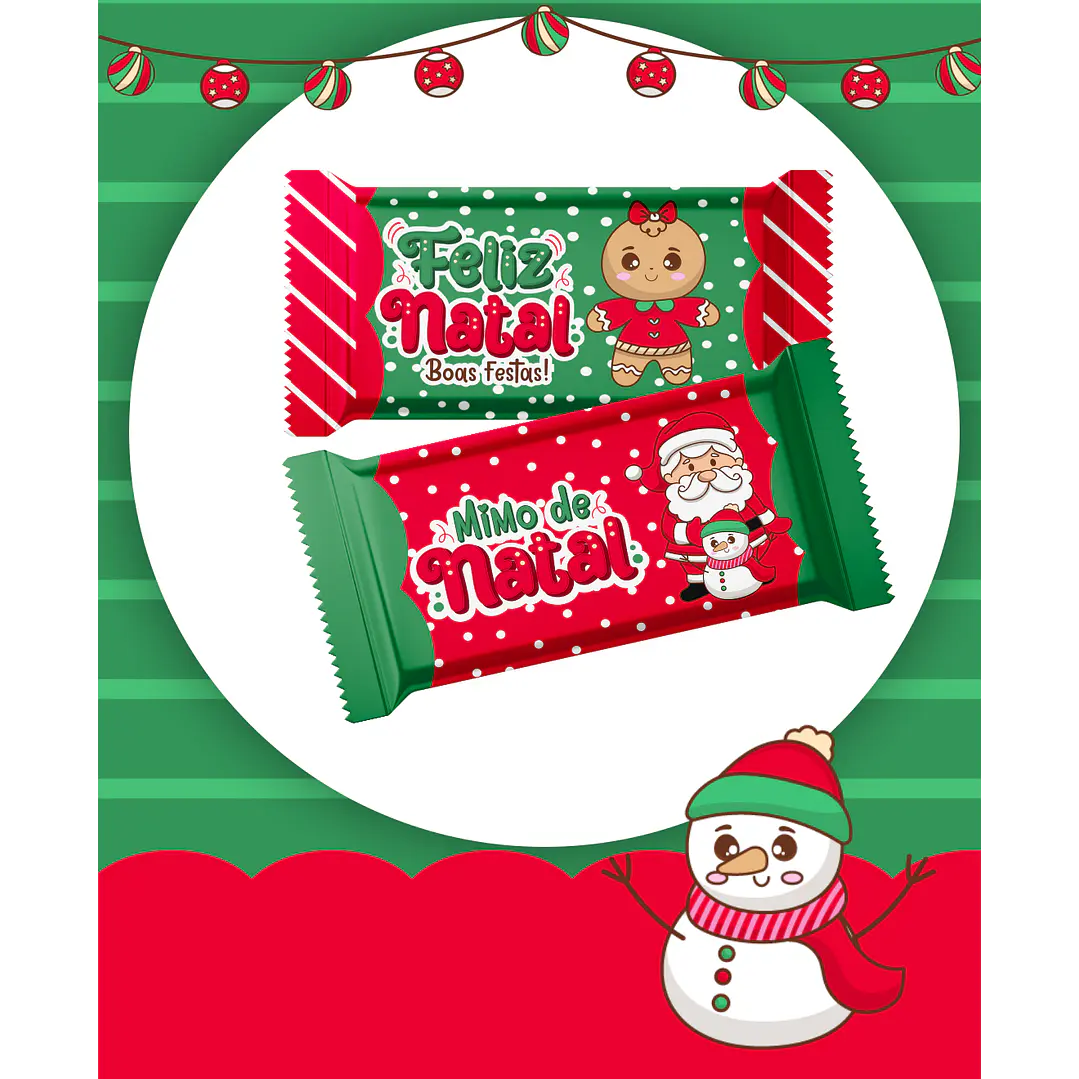 Kit Digital Natal Verde e Vermelho Papai Noel Arquivos Sem Fundo Png 8