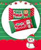 Kit Digital Natal Verde e Vermelho Papai Noel Arquivos Sem Fundo Png - thumbnail 8