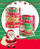 Kit Digital Natal Verde e Vermelho Papai Noel Arquivos Sem Fundo Png - thumbnail 9