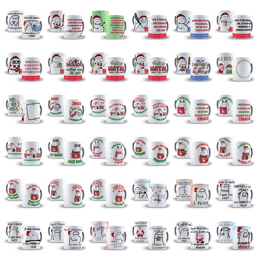 Kit Artes Canecas Flork Natal Luz Completo + Atualizações 4