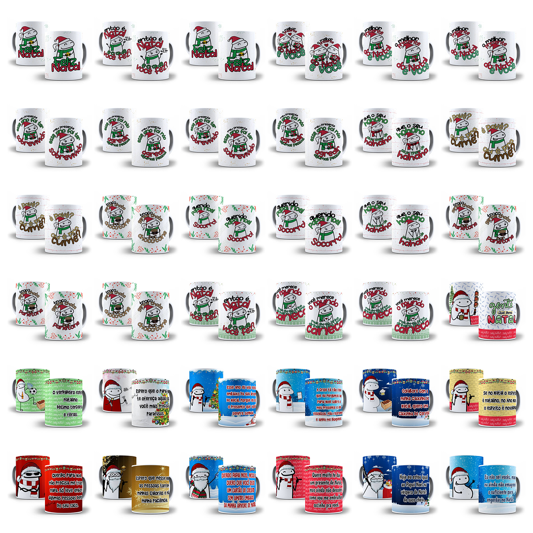 Kit Artes Canecas Flork Natal Luz Completo + Atualizações 5