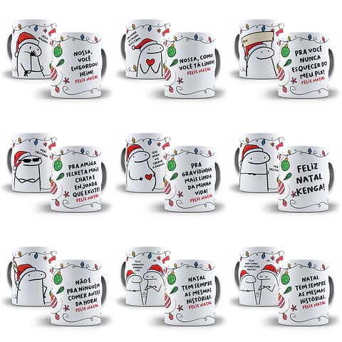 Artes Caneca Flork Natal Divertido Memes Bento Em Jpg 