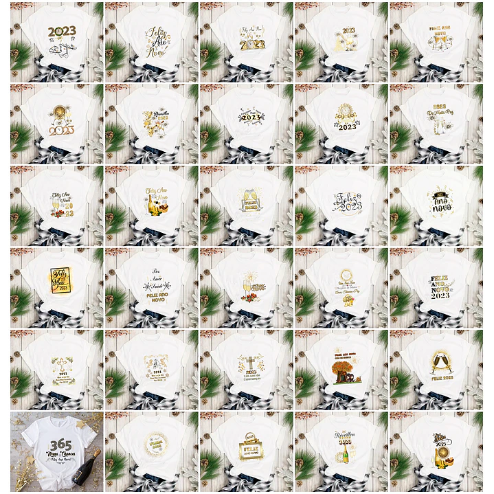 236 Artes Camisa Ano Novo 2023 Sublimação em Corel Draw + Jpg   1