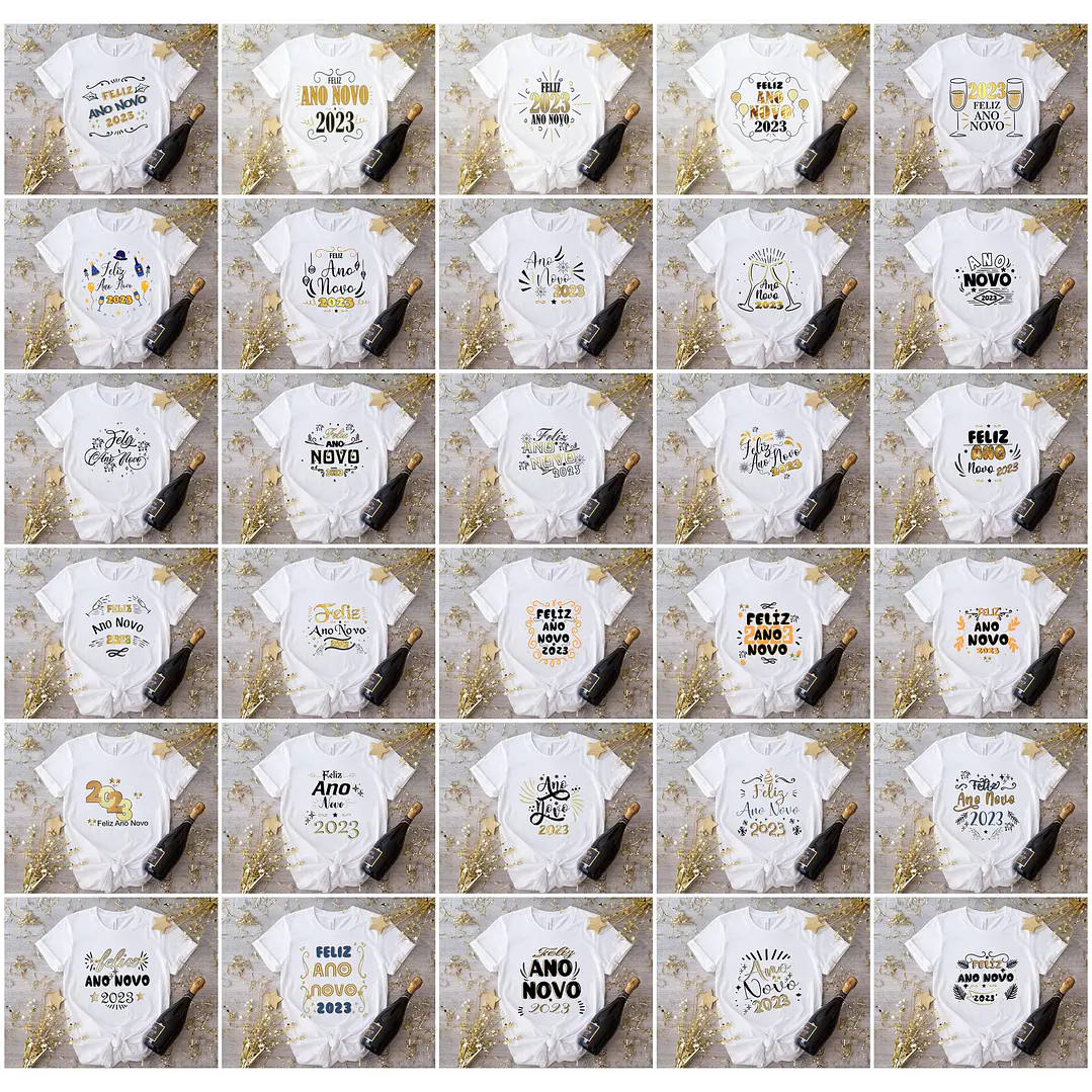 236 Artes Camisa Ano Novo 2023 Sublimação em Corel Draw + Jpg   2