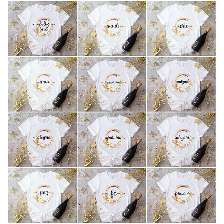 236 Artes Camisa Ano Novo 2023 Sublimação em Corel Draw + Jpg   3