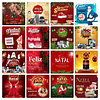 Pack Canva Natal Templates Editável 108 Artes + Bônus