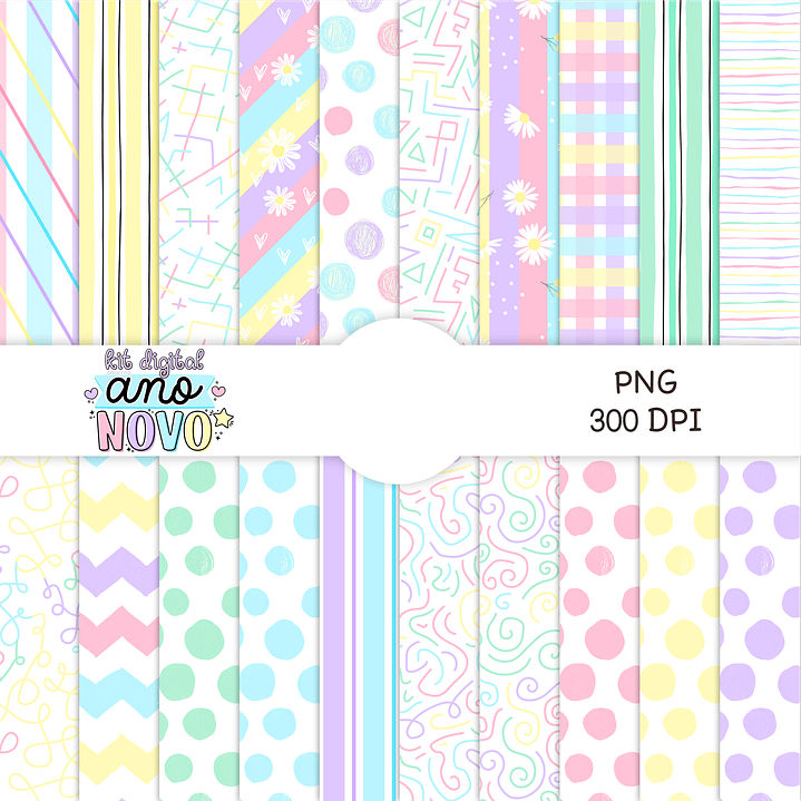 Kit Digital Ano Novo 2023 Lettering Frases Elementos Arquivos sem fundo Png 5