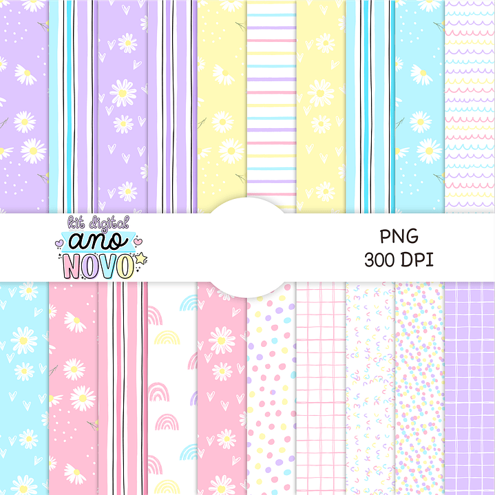 Kit Digital Ano Novo 2023 Lettering Frases Elementos Arquivos sem fundo Png 6