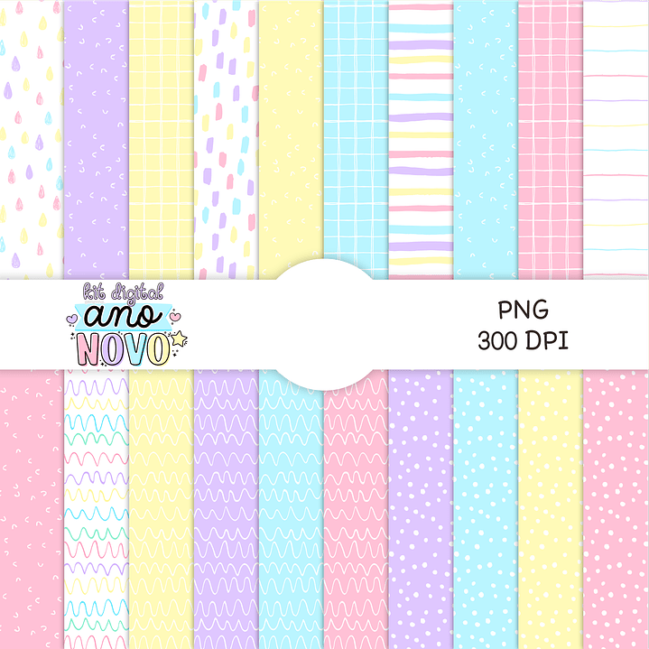 Kit Digital Ano Novo 2023 Lettering Frases Elementos Arquivos sem fundo Png 7