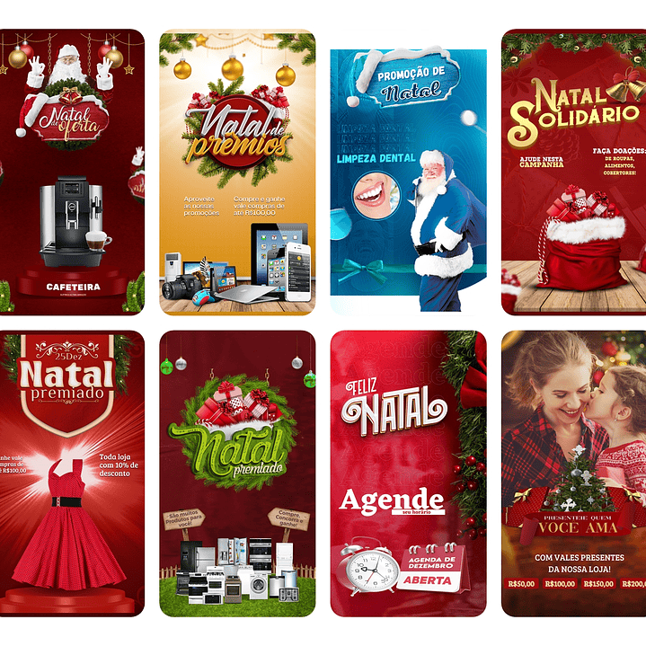 150 Arte Canva Natal Arquivo Editável 150 Arquivos - Oferta Promocional* 10