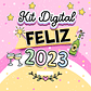 Kit Digital Feliz Ano Novo Flork  2023  Arquivos sem fundo Png  - Thumbnail 1