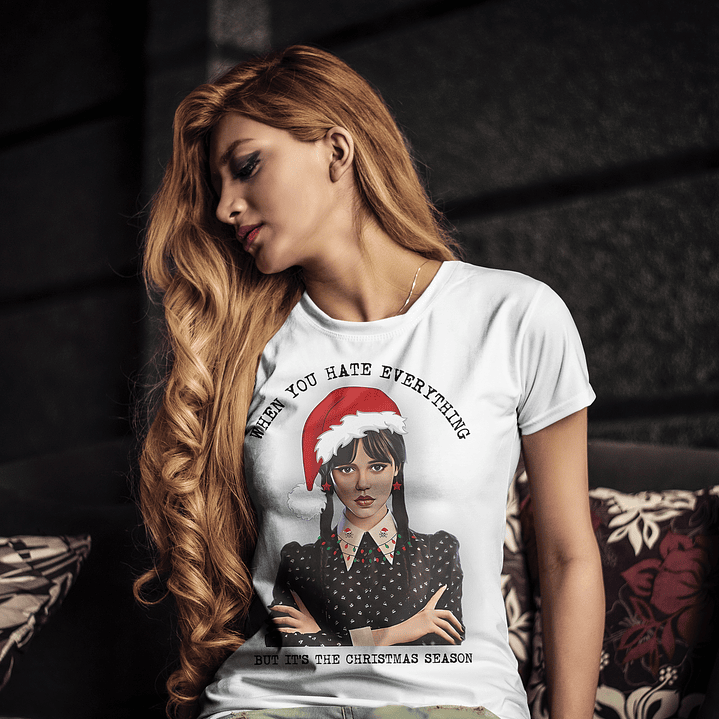 Artes Caneca e Camisa Wandinha Editável Corel Draw + Png  7