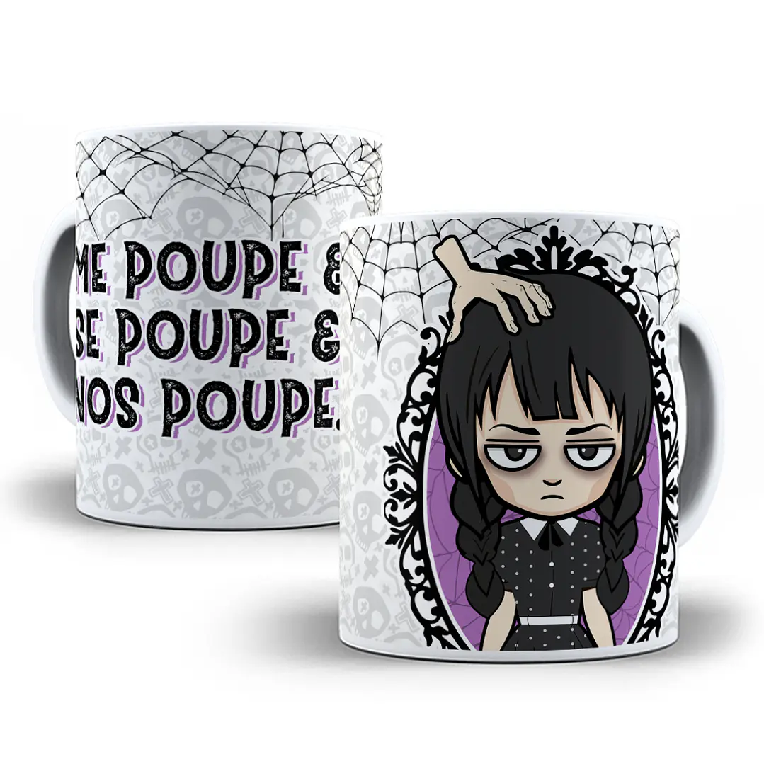 24 Artes Caneca Wandinha Jenna Ortega em Jpg  5