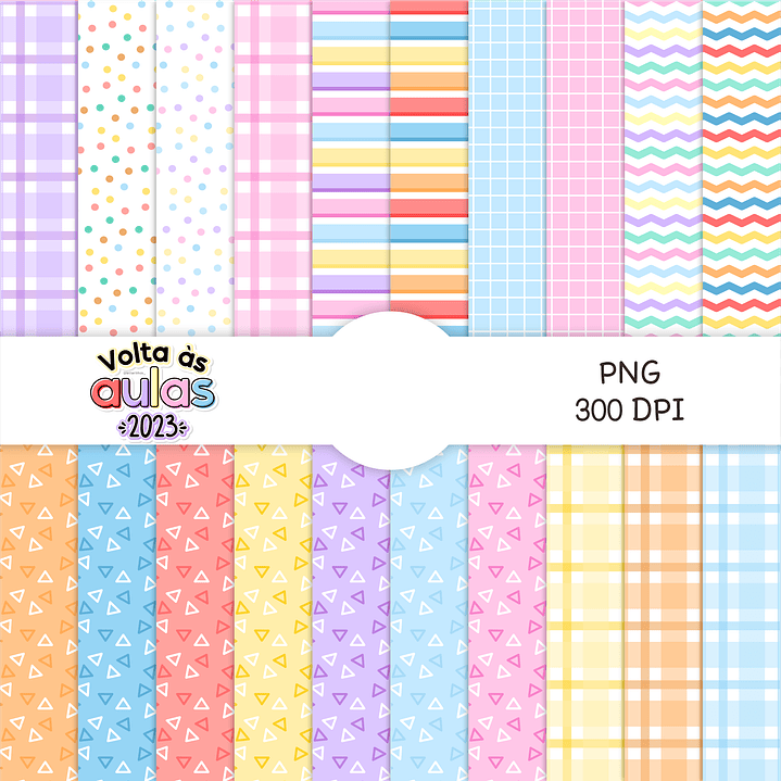 Kit Digital Volta as Aulas Encadernação Etiquetas 2023  8