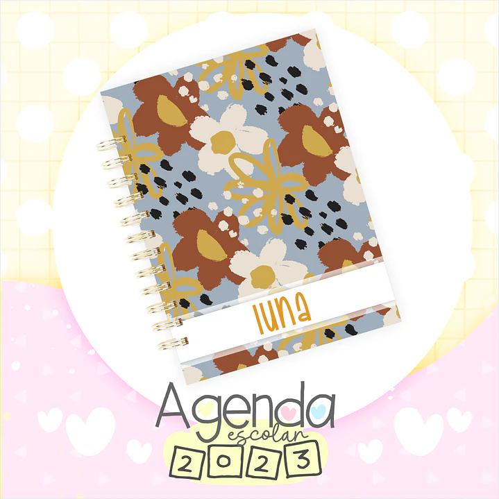 Artes para Capas Agendas Escolares em Jpg 1