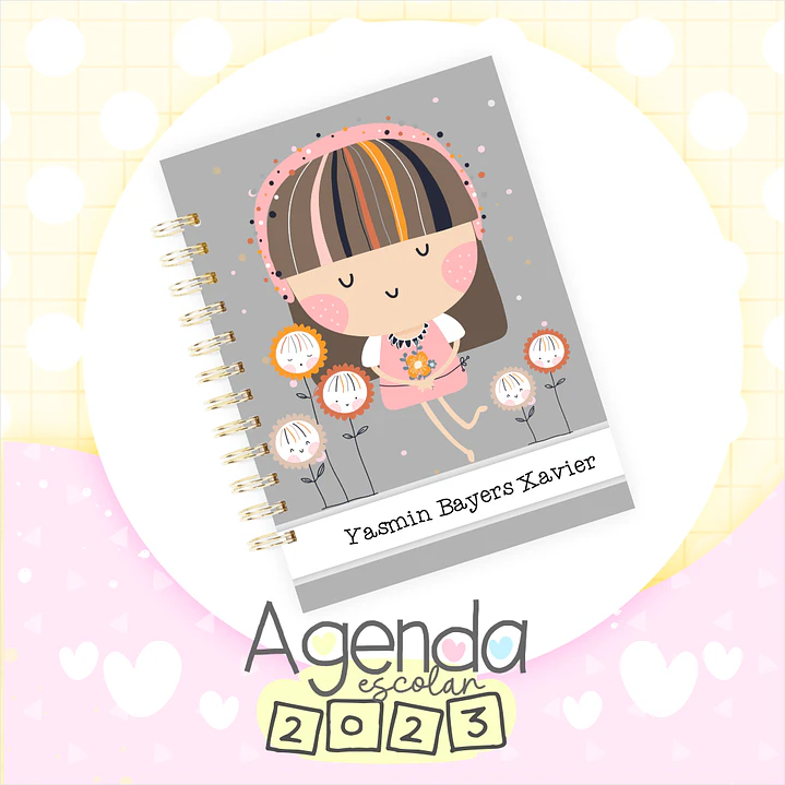 Artes para Capas Agendas Escolares em Jpg 3
