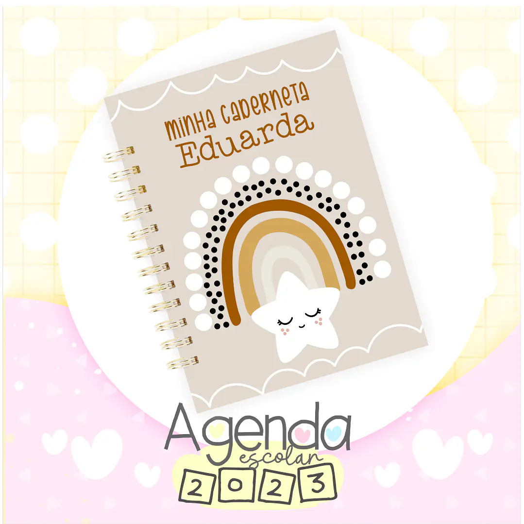 Artes para Capas Agendas Escolares em Jpg 4