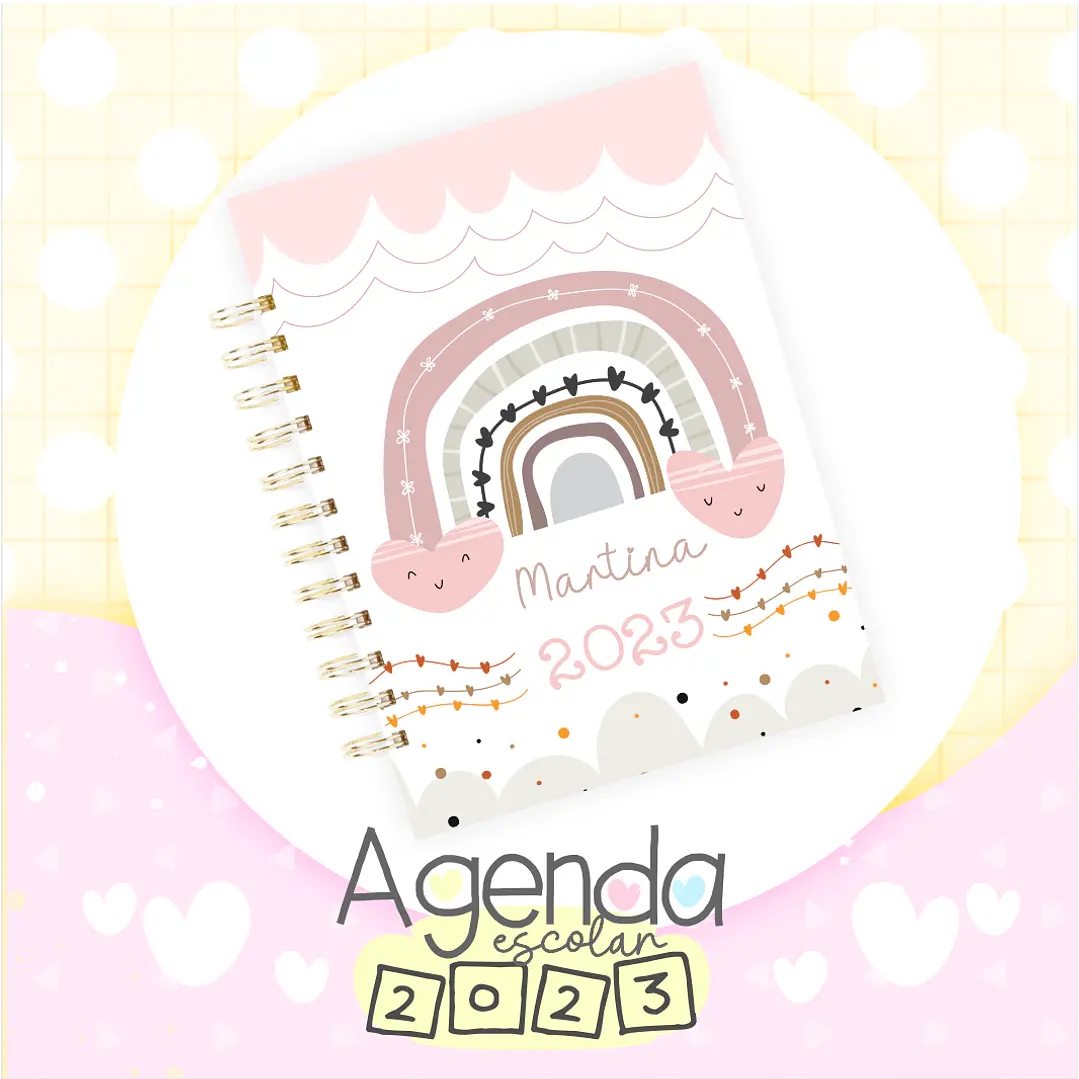 Artes para Capas Agendas Escolares em Jpg 5
