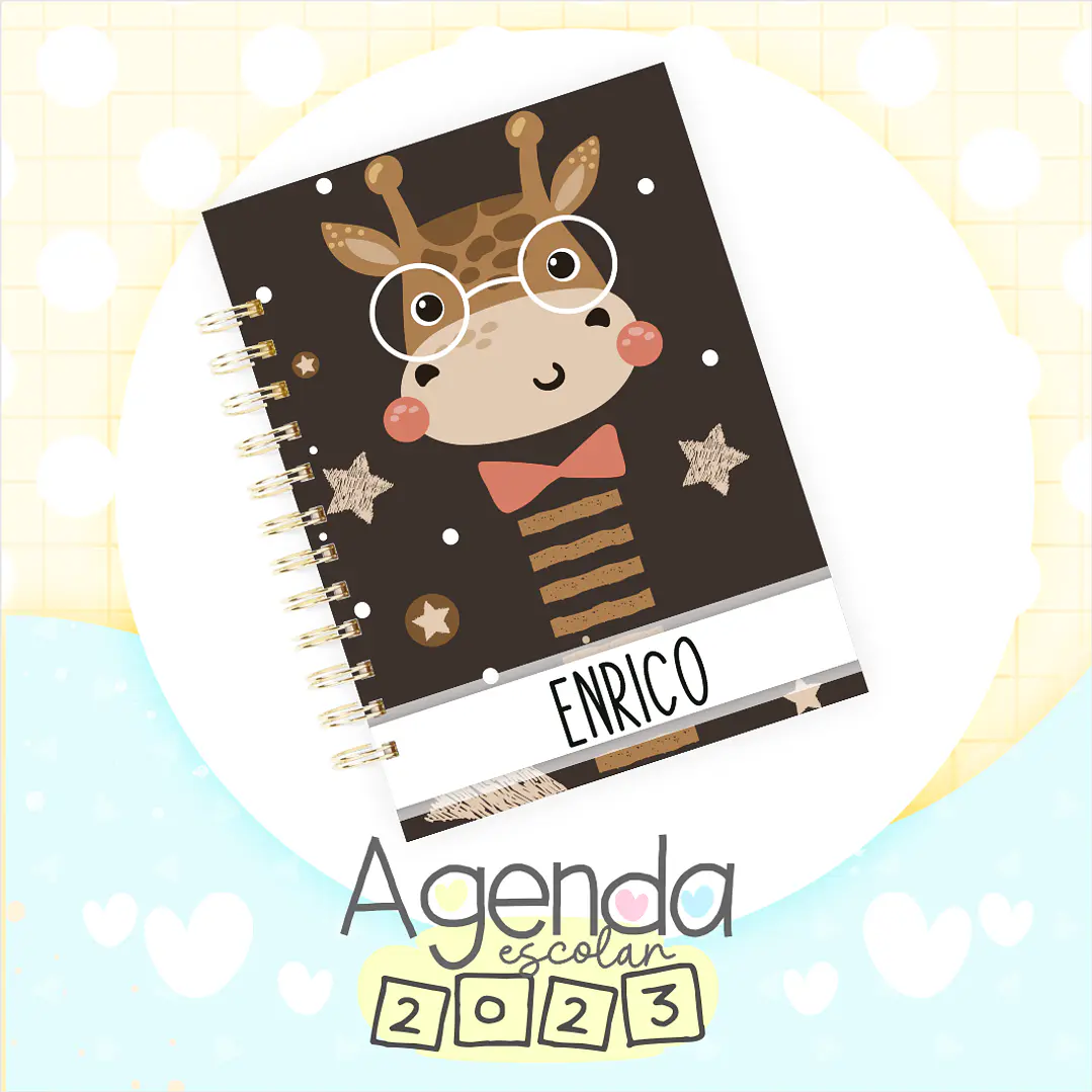 Artes para Capas Agendas Escolares em Jpg 16