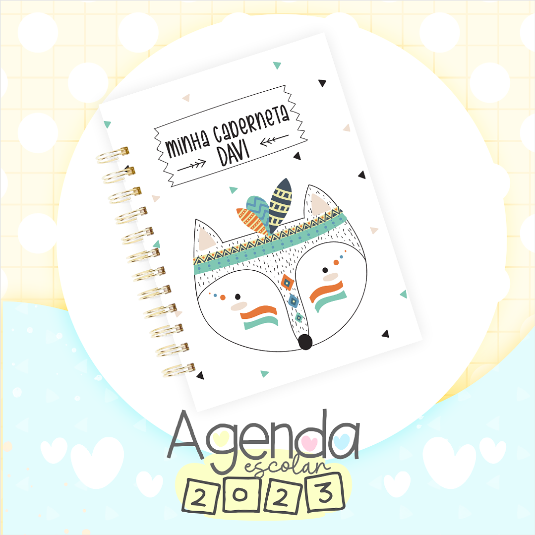Artes para Capas Agendas Escolares em Jpg 22