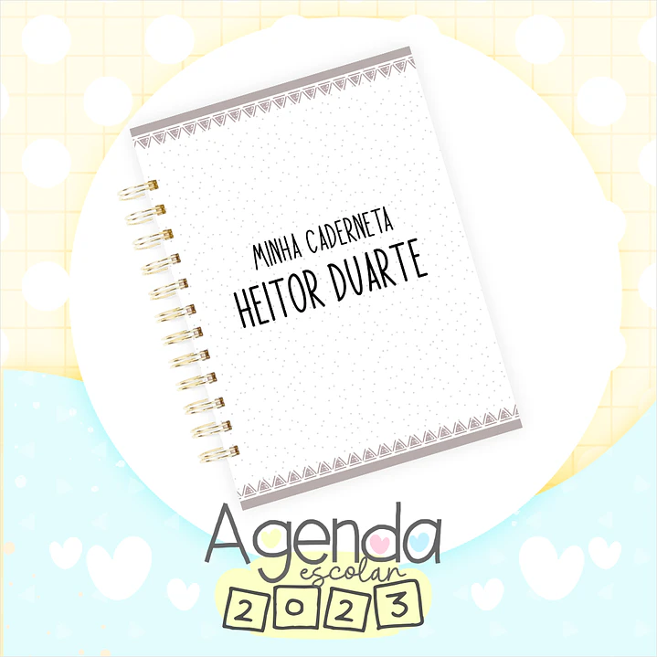 Artes para Capas Agendas Escolares em Jpg 23