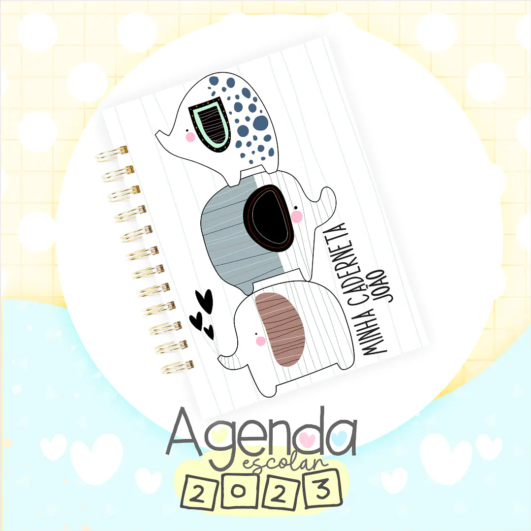 Artes para Capas Agendas Escolares em Jpg 25