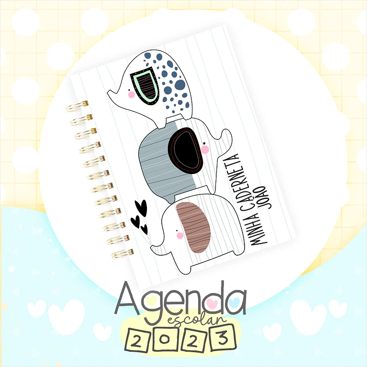 Artes para Capas Agendas Escolares em Jpg 25