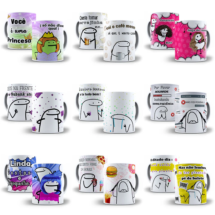 10 Artes Caneca Flork Frases Engraçadas em Photoshop 1