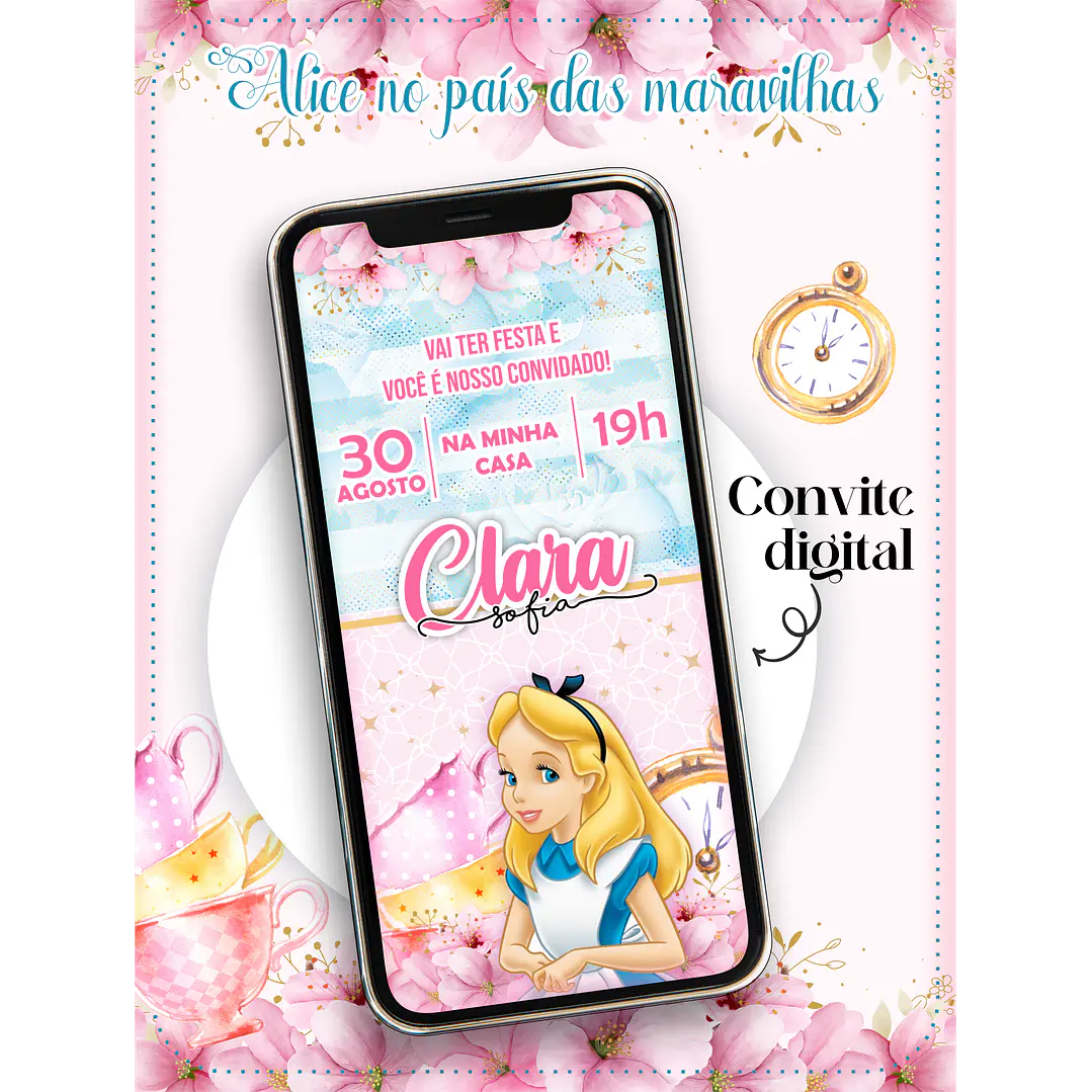 10 Artes Convites Infantil em Corel Draw 6