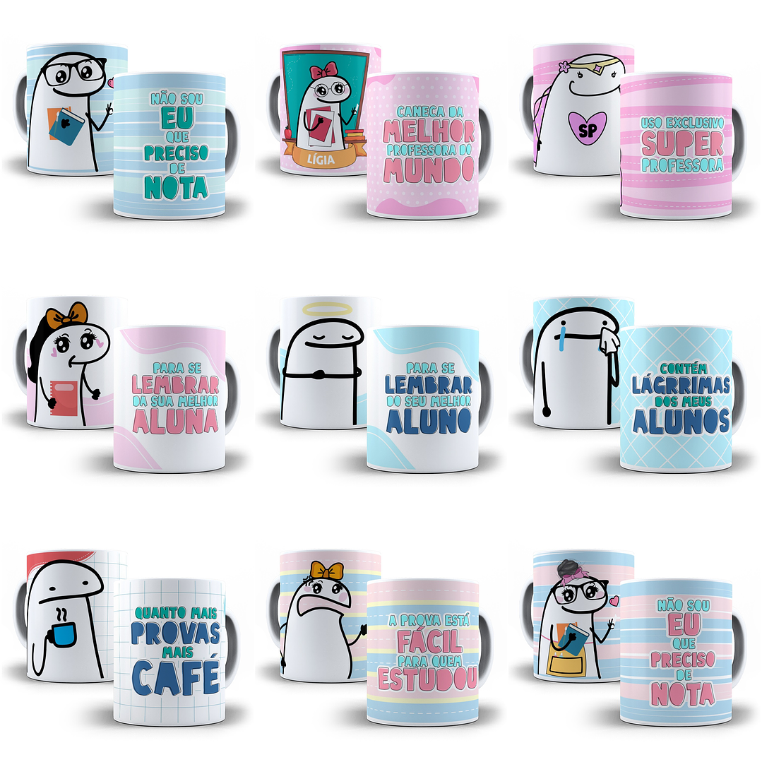 30 Artes Caneca Dia dos Professores Flork em Png 1
