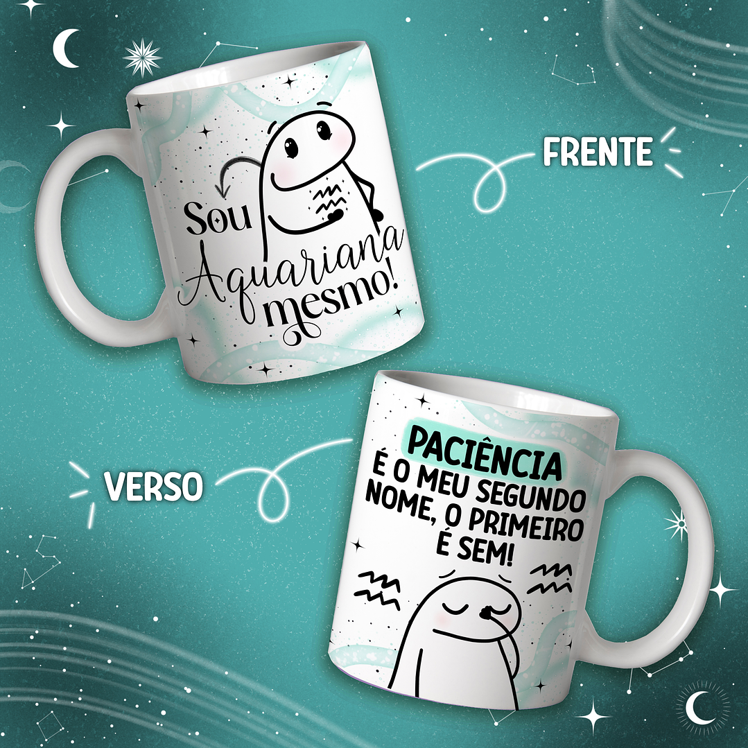 12 Artes Caneca Flork Signos 2.0 em Jpg 1