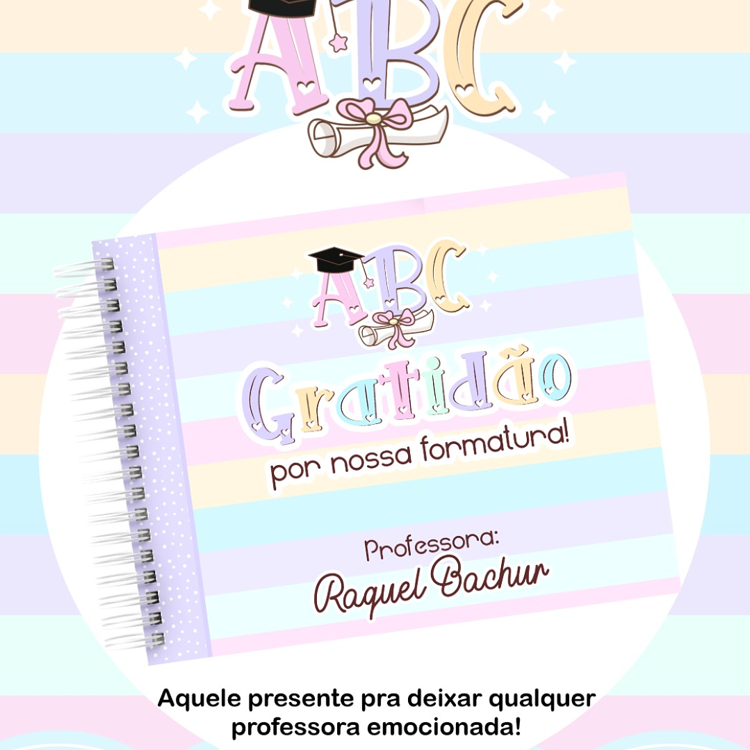 Kit Digital Formatura ABC Menino e Menina  em Png 1