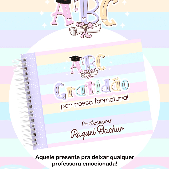 Kit Digital Formatura ABC Menino e Menina  em Png 1