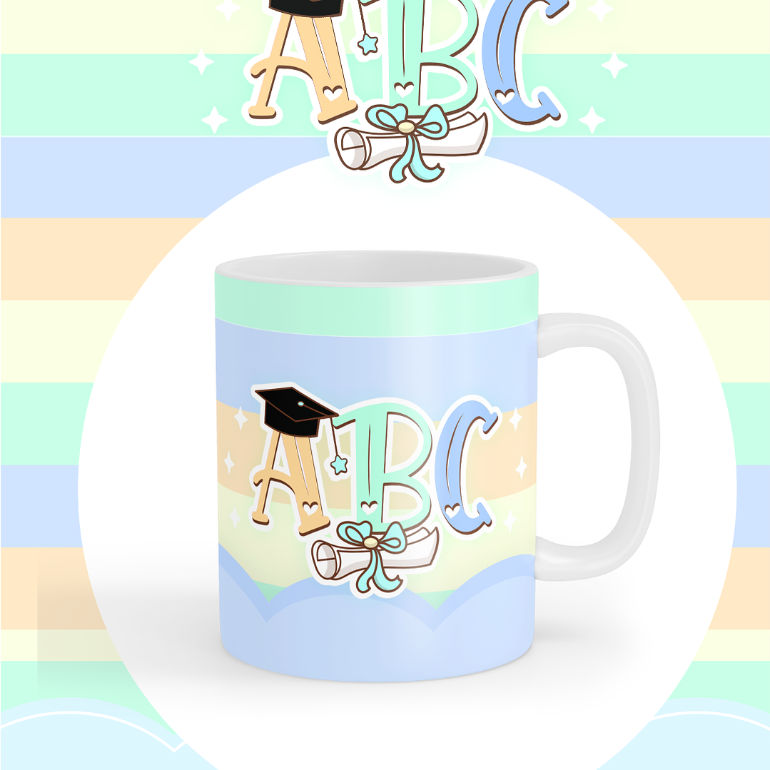 Kit Digital Formatura ABC Menino e Menina  em Png 4
