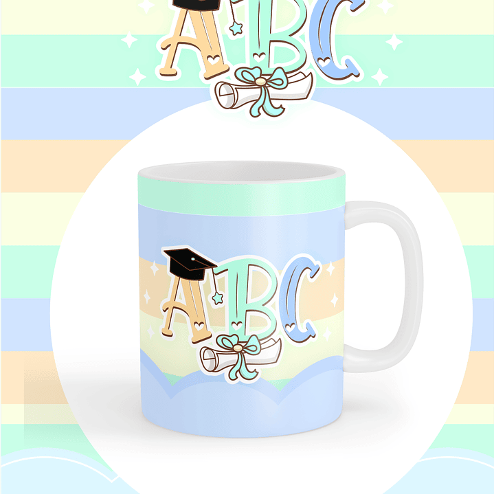 Kit Digital Formatura ABC Menino e Menina  em Png 4