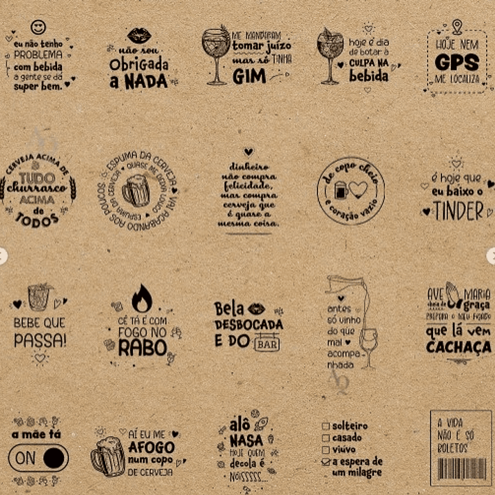 Pacote Artes para Drink Beer em Png 4