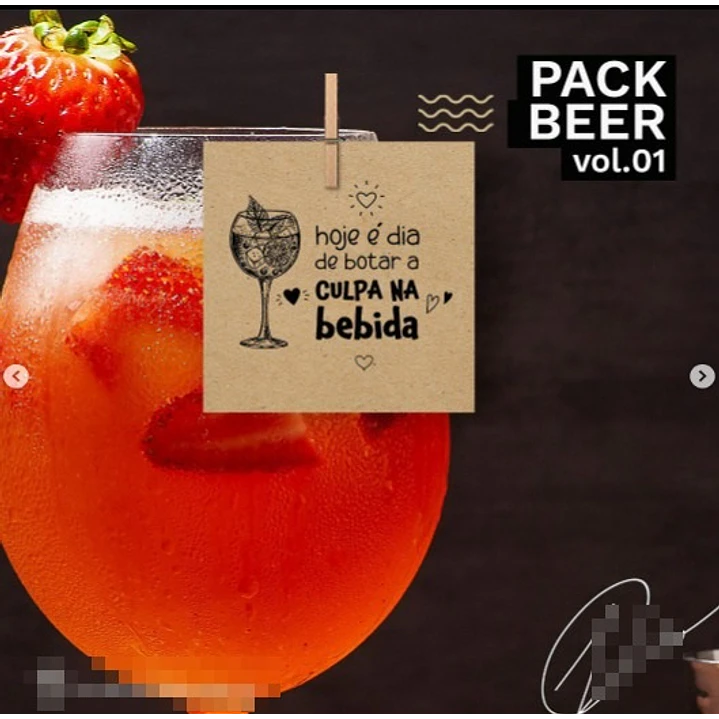 Pacote Artes para Drink Beer em Png 6