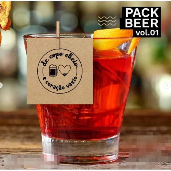 Pacote Artes para Drink Beer em Png 3