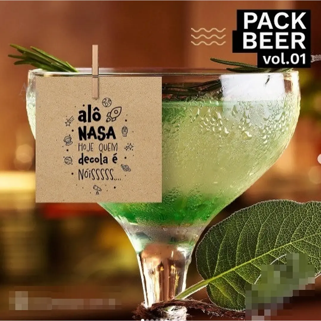 Pacote Artes para Drink Beer em Png 2