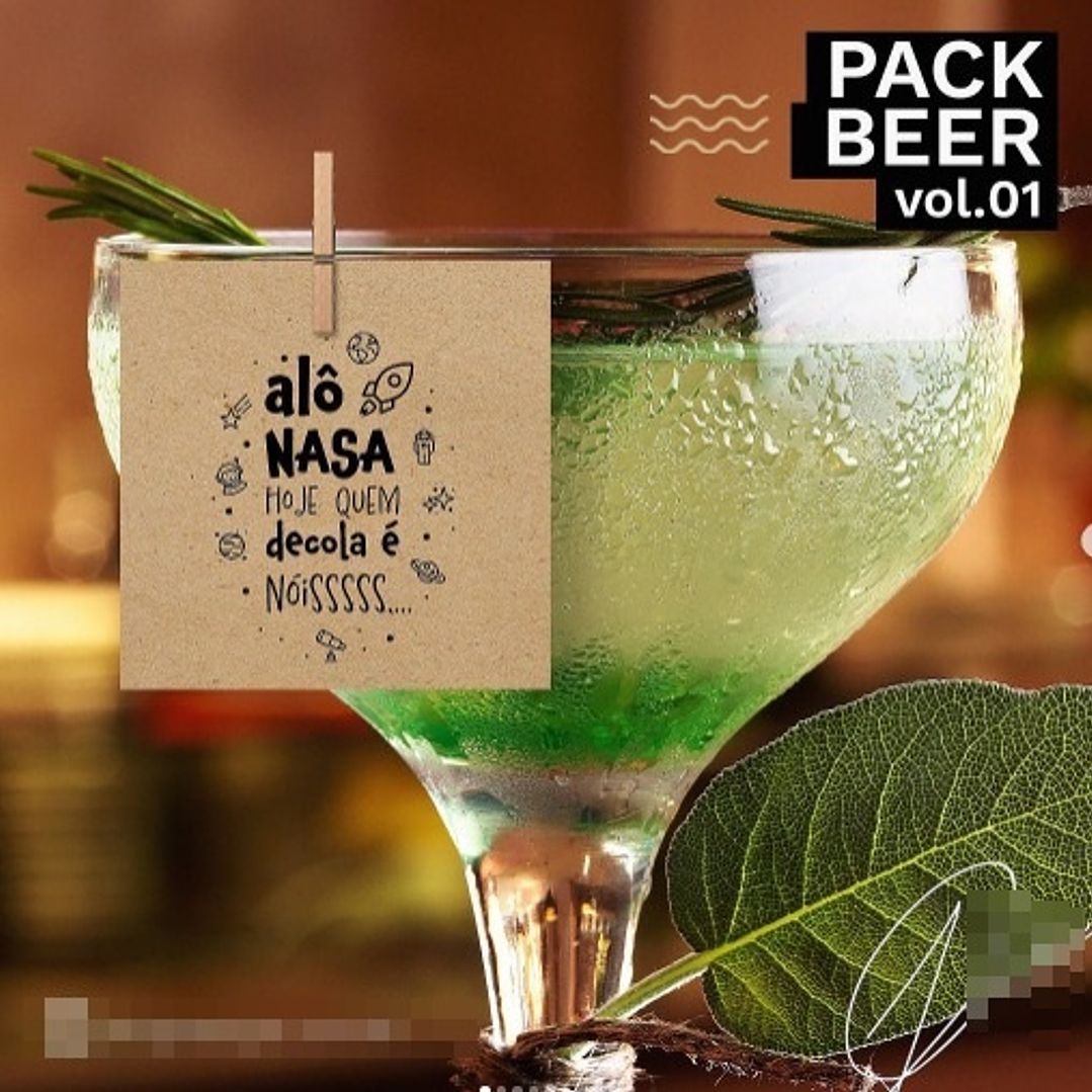 Pacote Artes para Drink Beer em Png 12