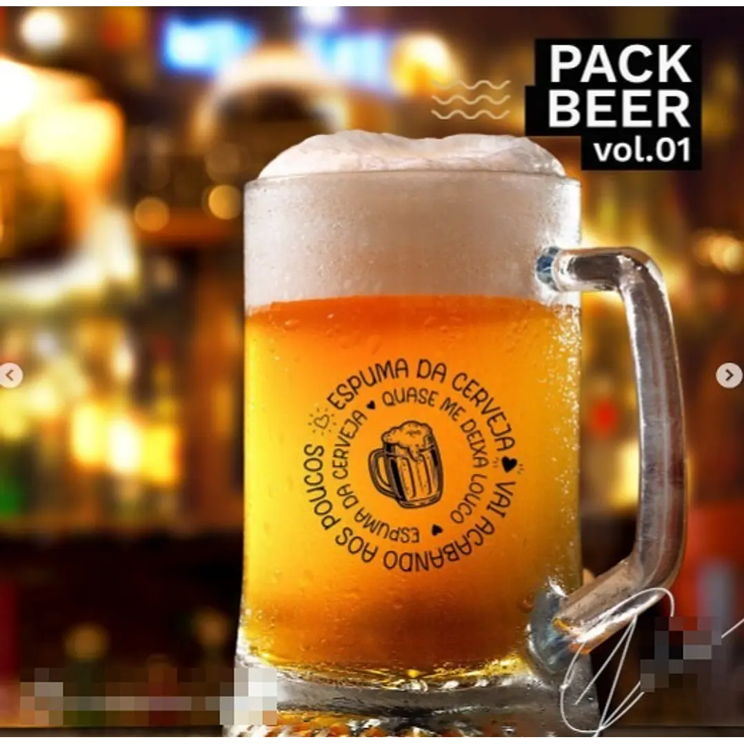 Pacote Artes para Drink Beer em Png 14