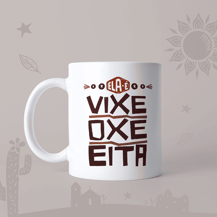 Artes para Caneca Mulheres Xilogravura em Jpg 1