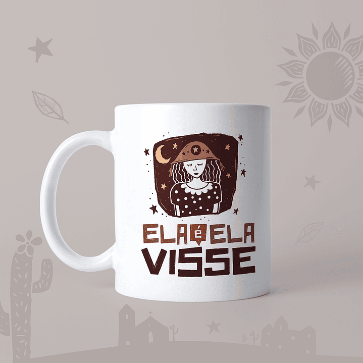 Artes para Caneca Mulheres Xilogravura em Jpg 5