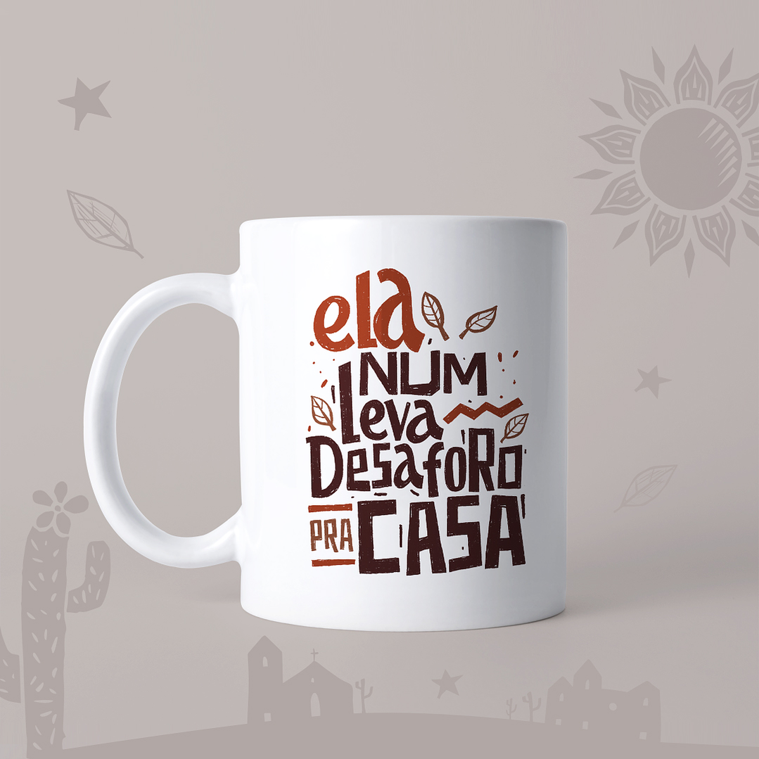 Artes para Caneca Mulheres Xilogravura em Jpg 6