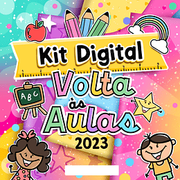 Kit Digital Volta as Aulas 2023 Completo em Png